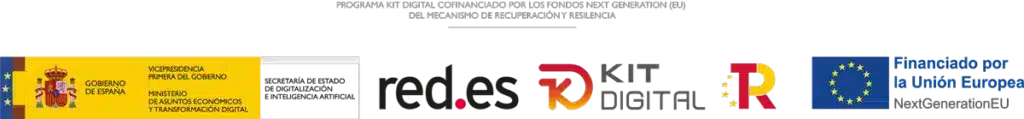 Financiado por el programa Kit Digital. Plan de Recuperación, Transformación y Resiliencia. Next Generation EU